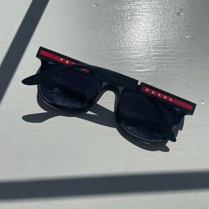 Prada black sport/active sunglasses. Technically men’s but unisex